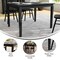 Flash Furniture Henry 47in. Solid Wood Dining Table, Heavy Duty Rectangle Wood Table for 4, Black Matte Finish KER-T-217-BLK-47-GG - alternate 6